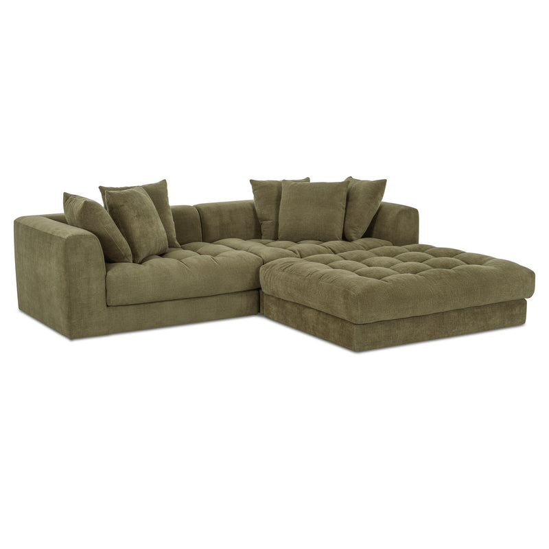 Davie - Nook Modular Sectional - Olive