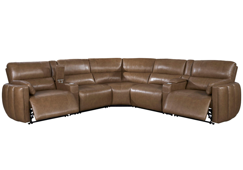 Modesto - Modular Power Reclining Sectional With Power Adjustable Headrests