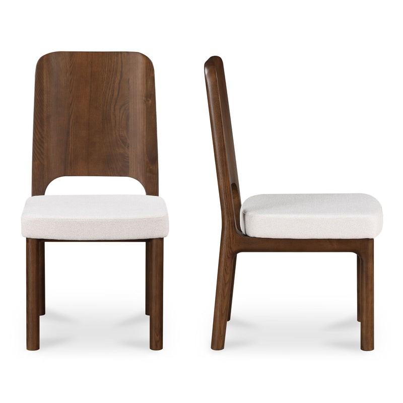 Kerr - Dining Chair (Set of 2) - Walnut / Beige