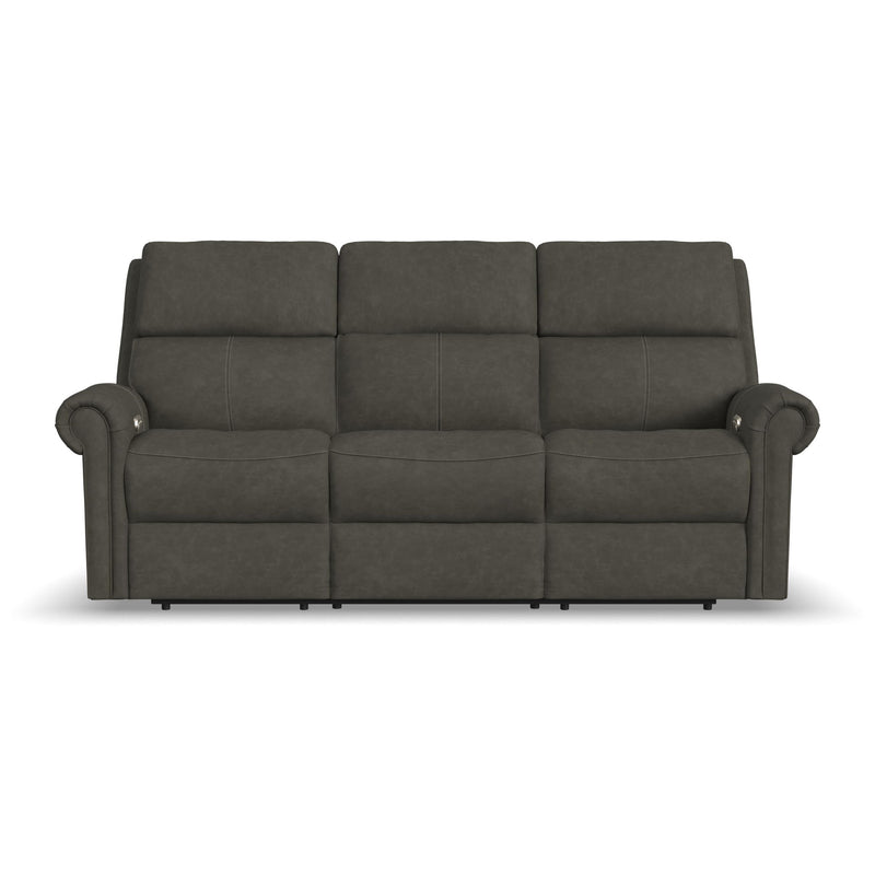 Bernard - Power Reclining Sofa With Console, Power Headrest, & Lumbar