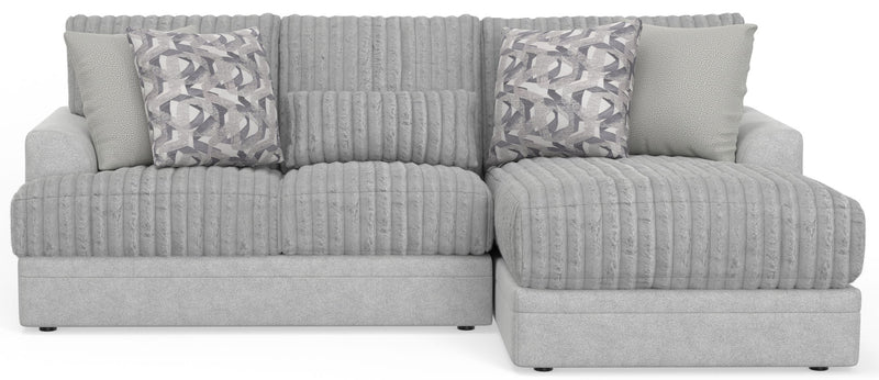 Titan - Sectional With Comfort Coil Seating And Accent Pillows Included