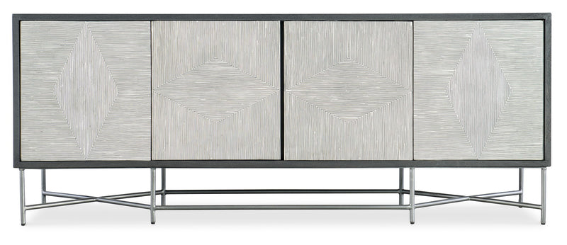 Commerce And Market - Fine Lines Credenza - Dark Gray