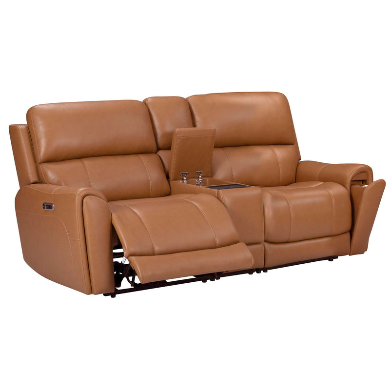 Hancock - Zero Gravity Power Reclining Console Loveseat P3