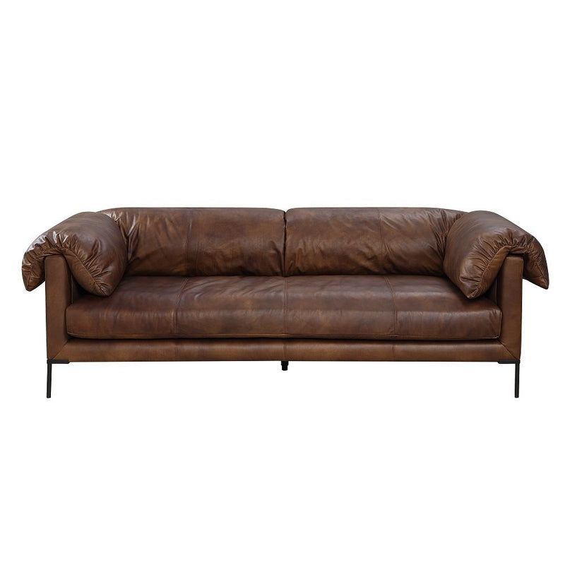 Jaron - Sofa - Mocha Top Grain Leather