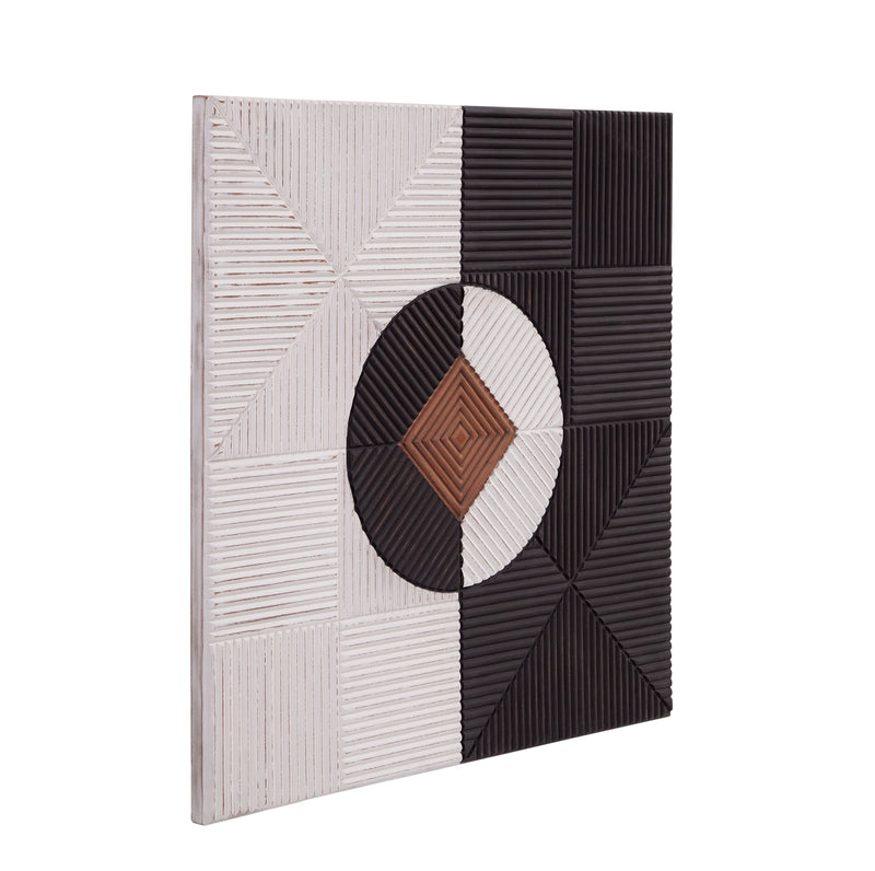 Mercury Wall Hanging - White / Black