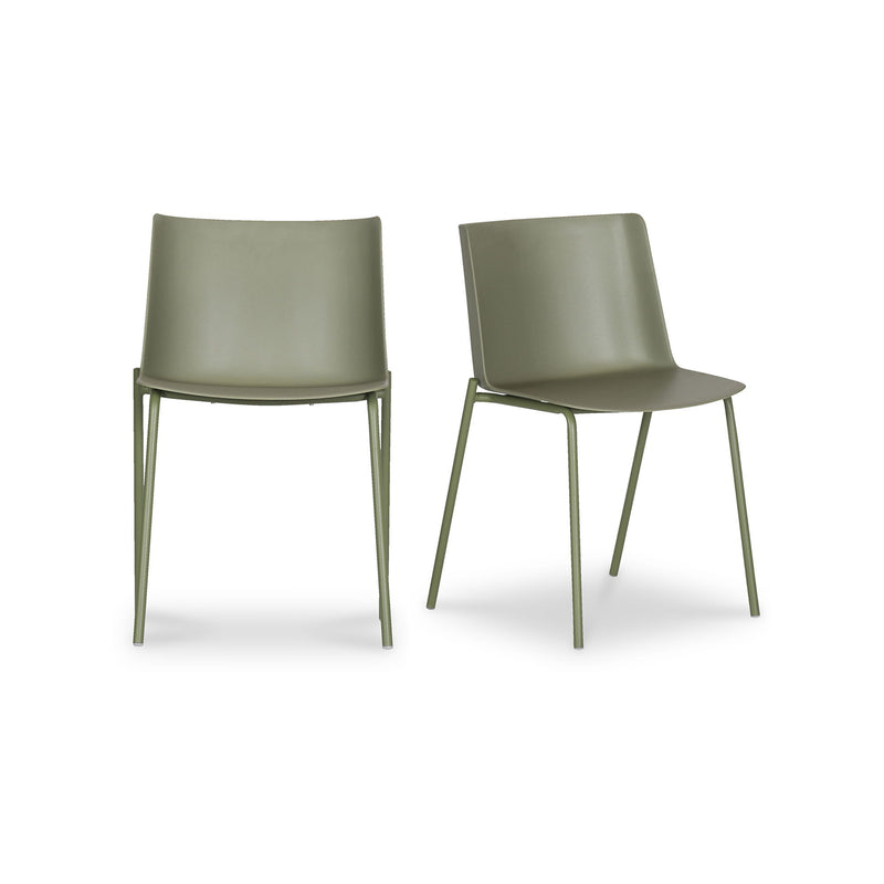 Silla - Outdoor Dining Chair (Set of 2) - Sage Green