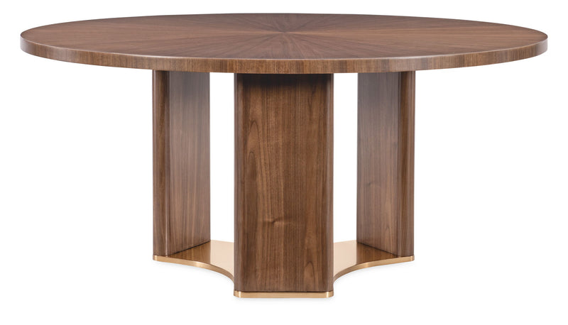 Eleana - Round Dining Table - Medium Wood