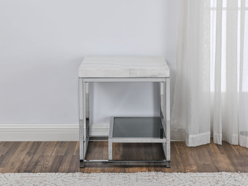 Aston - White Marble Top Table