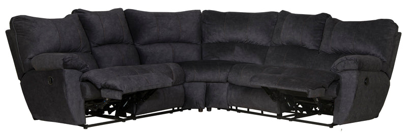 Shane - 2 Piece Reclining Sectional - Smoke