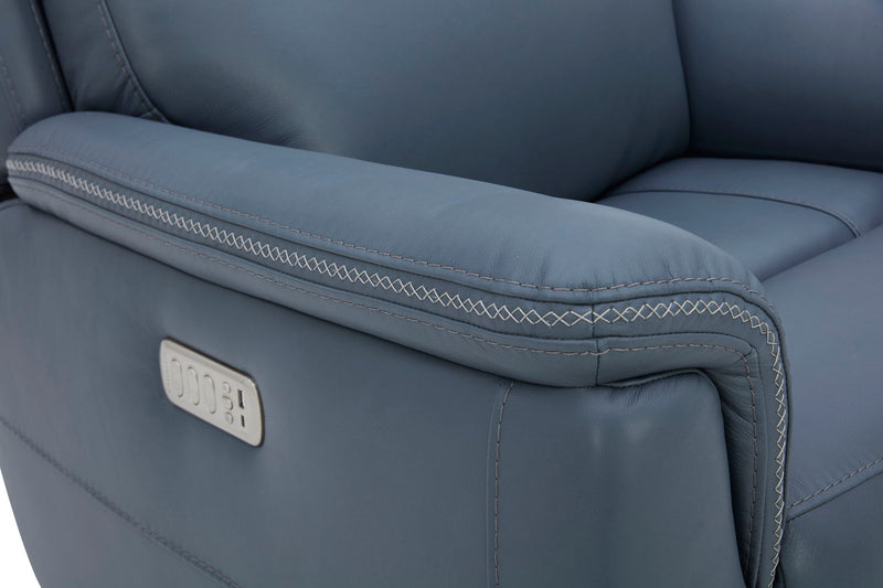 Sawyer - Swivel Glider With Power Headrest, Lumbar, Heat & Massage