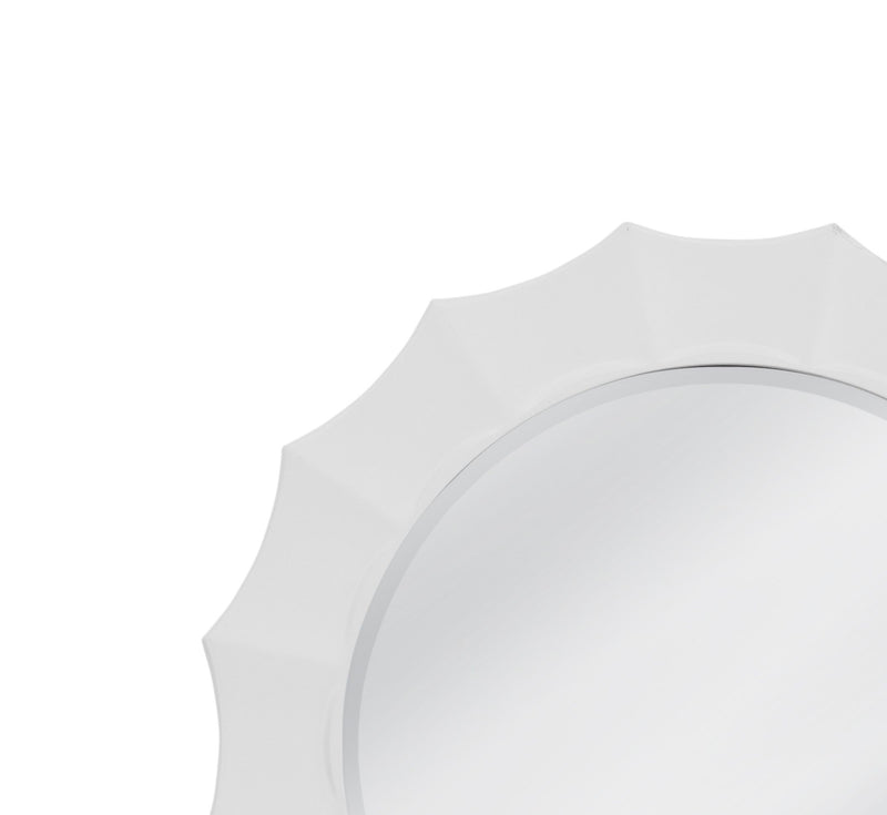 Altair - Wall Mirror - Glossy White