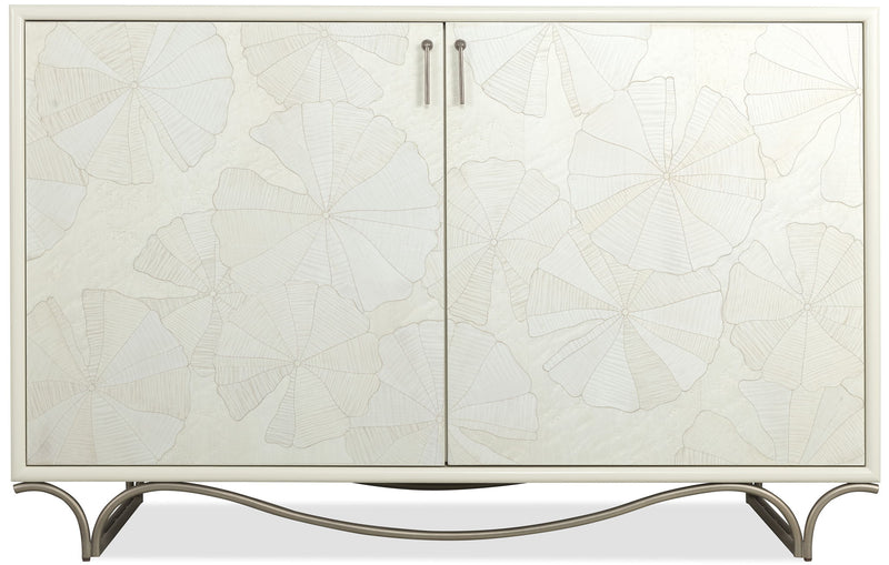 Melange - White Lotus Hall Chest - White