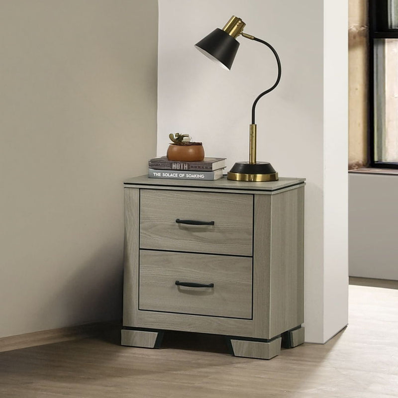 Joanna - Nightstand - Weathered Gray