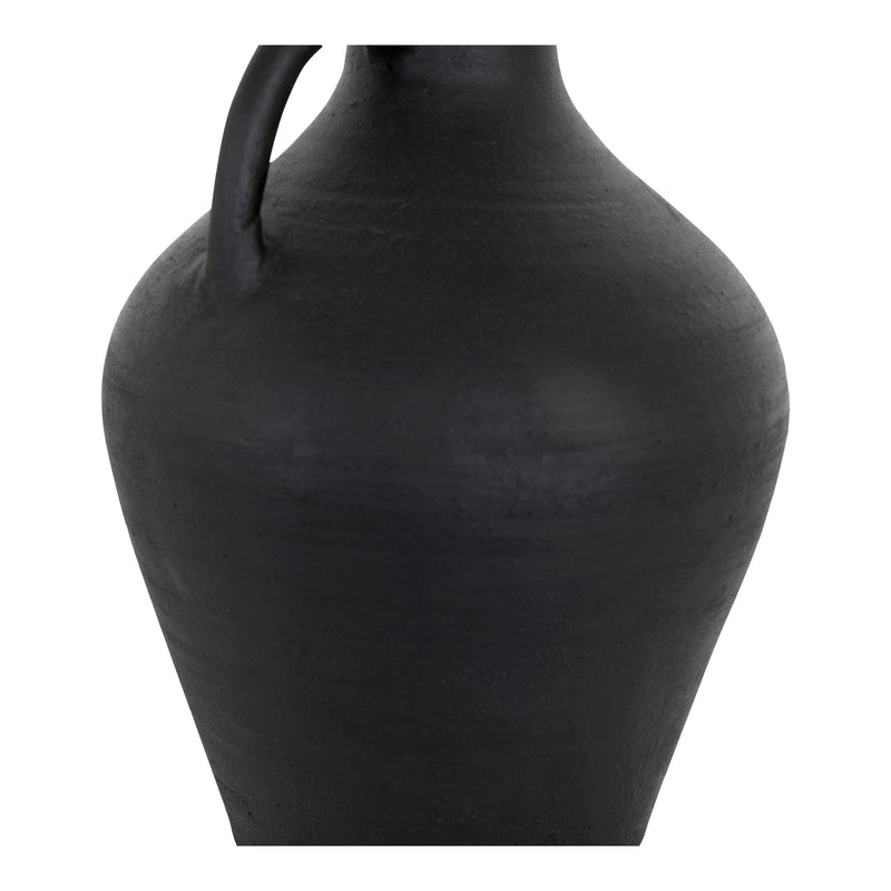Lyra - Terracotta Vase - Black
