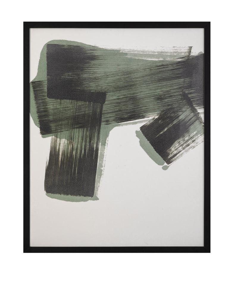 Dynamic Design Framed Print - Black