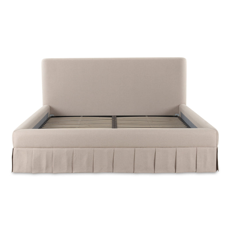 Maren - King Bed - Beige