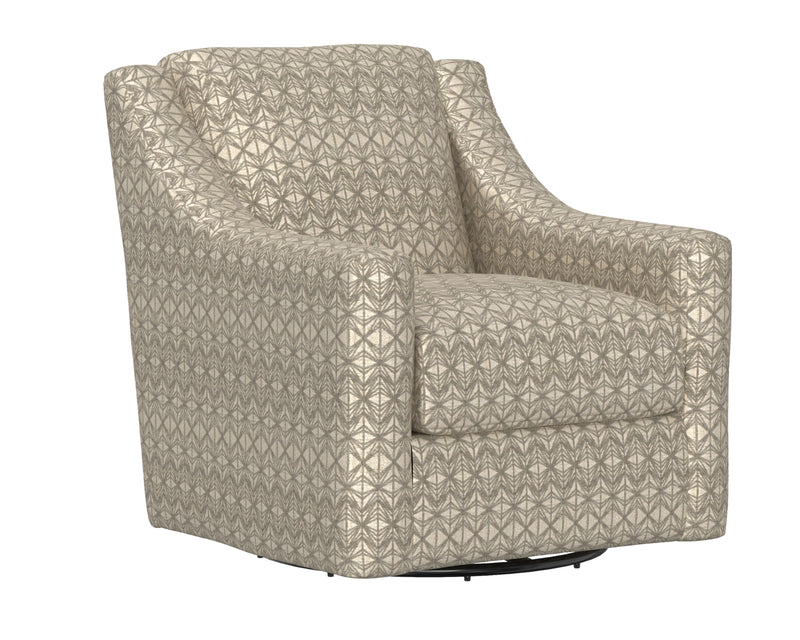 Hyde Park - Fabric Swivel Chair - Beige