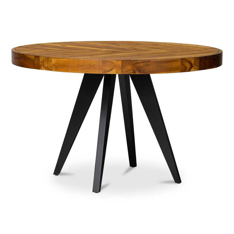 Parq - Round Dining Table - Amber
