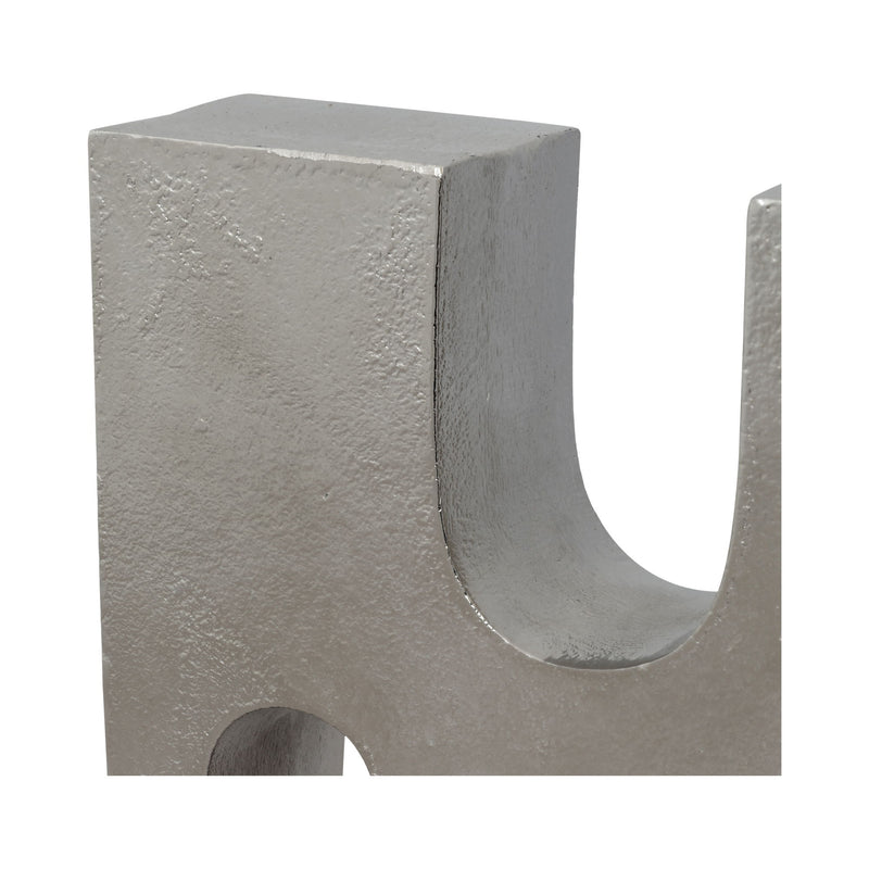 Odi - Cast Aluminum Decorative Object - Silver