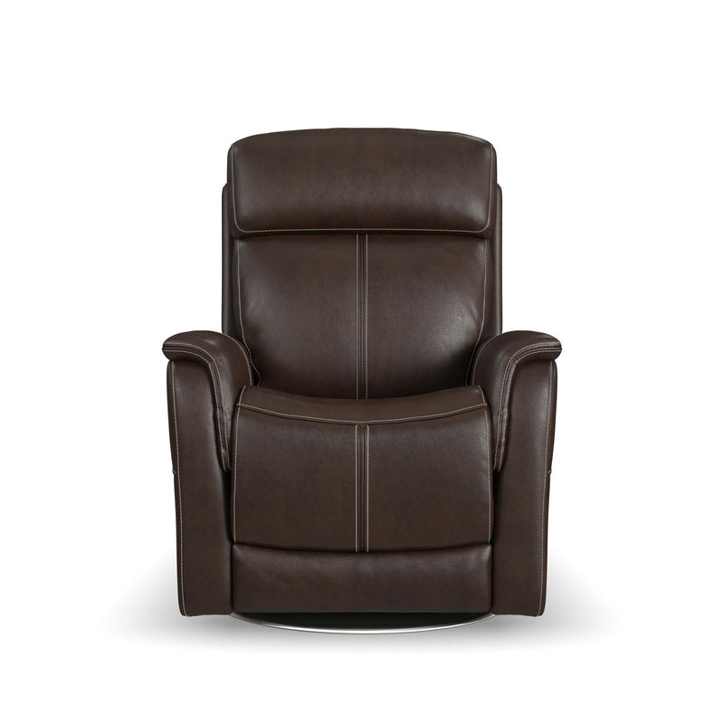 View - Power Swivel Recliner With Power Headrest