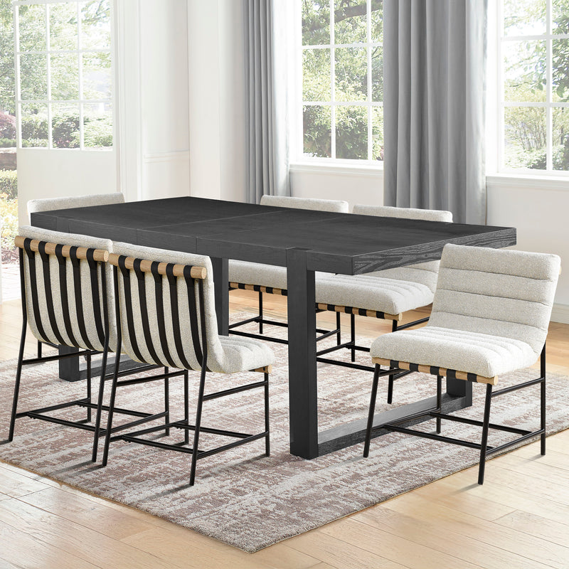 Yves - Dining Table With 6 Nicco Chairs