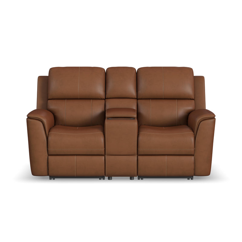 Henry - Power Reclining Loveseat With Console & Power Headrests & Lumbar
