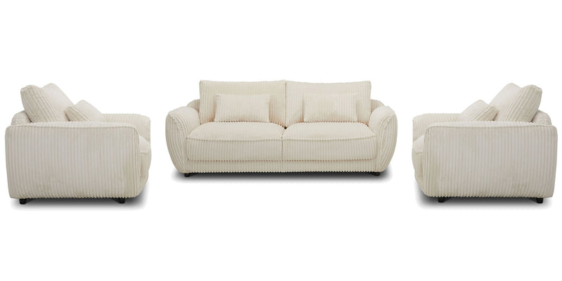 Utopia - Sofa And 2 Chair And Half - Mega Ivory