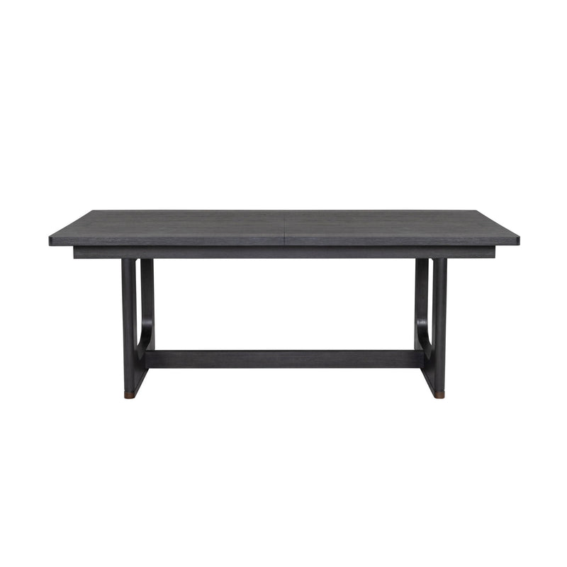 Waterfall - Rectangular Dining Table - Deep Ebony