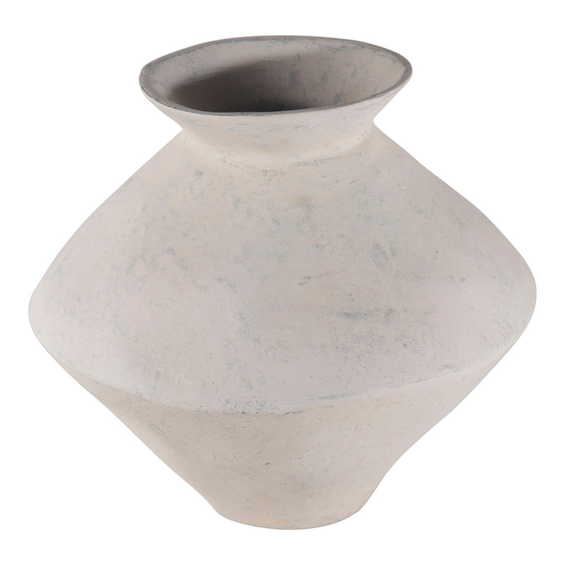 Raja - Medium Decorative Vessel - White