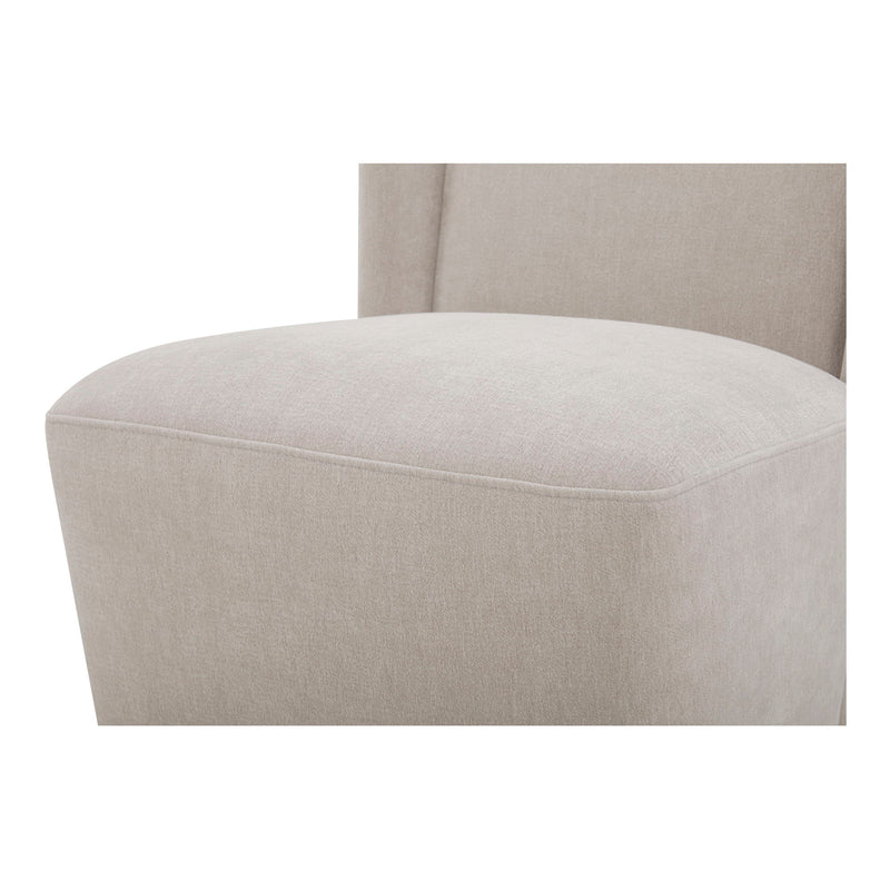 Cormac - Rolling Dining Chair - Warm Sand
