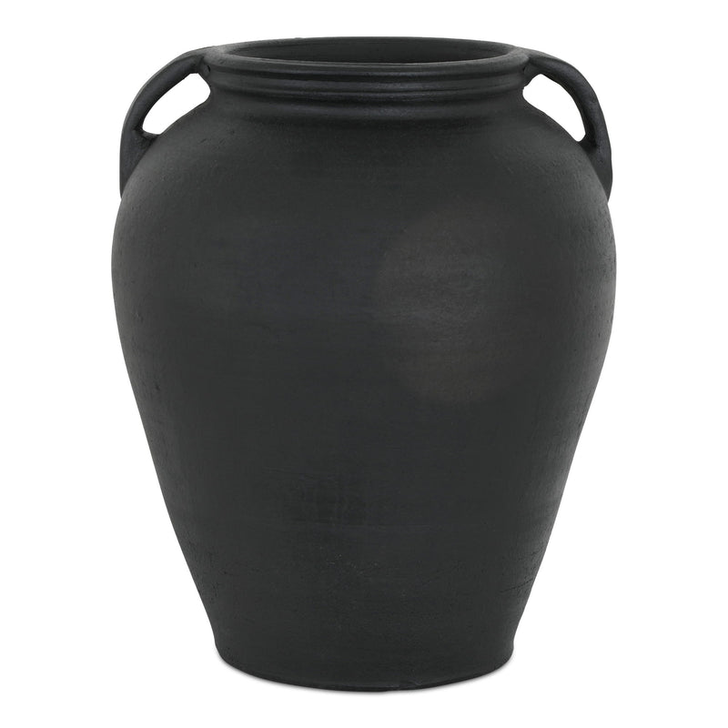 Jovi - Terracotta Vase - Black
