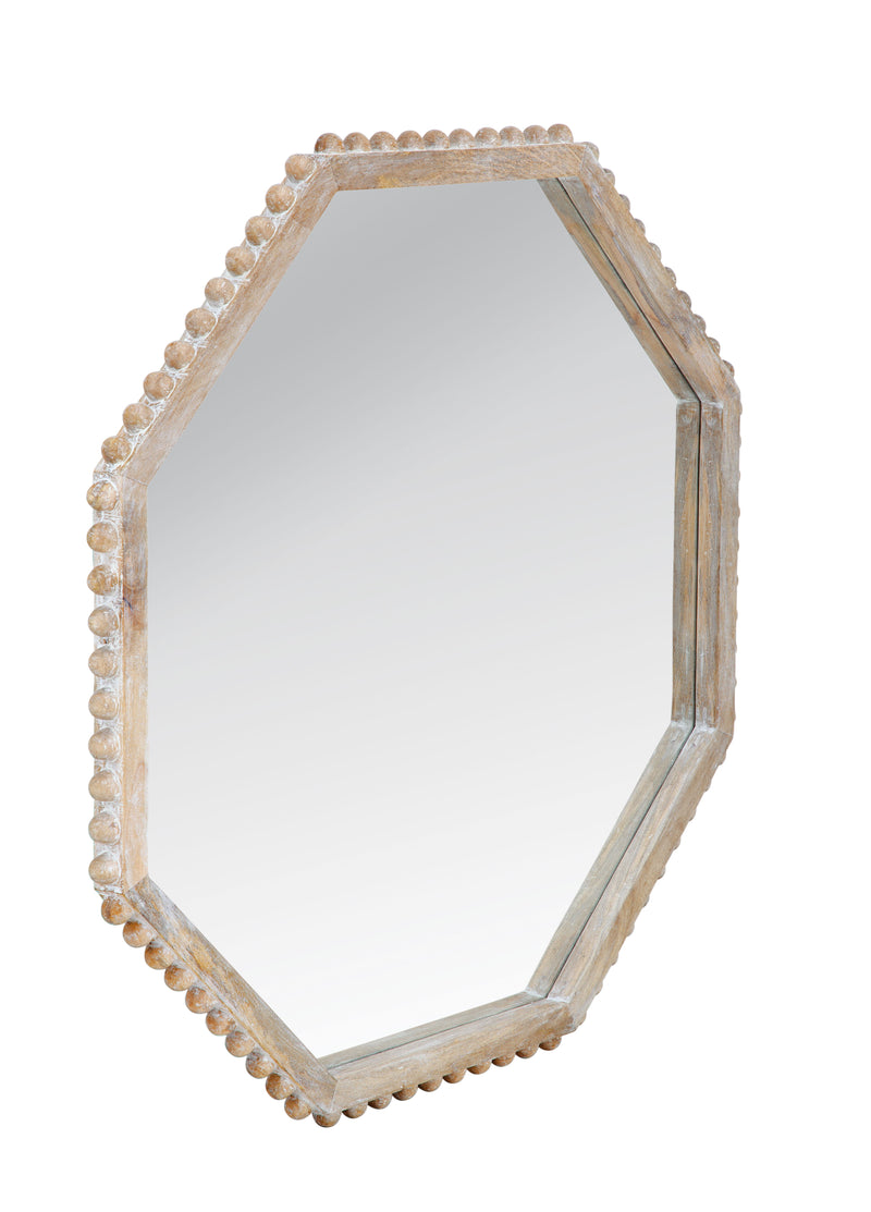 Virz - Wall Mirror - White Wash
