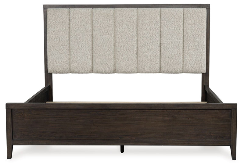 Westonfort - California King Upholstered Panel Bed - Espresso
