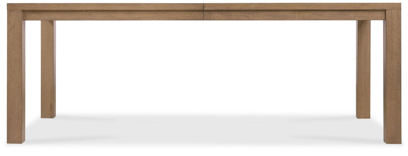 Sonnet - Rectangular Dining Table With One 18" Leaf - Dark Gray