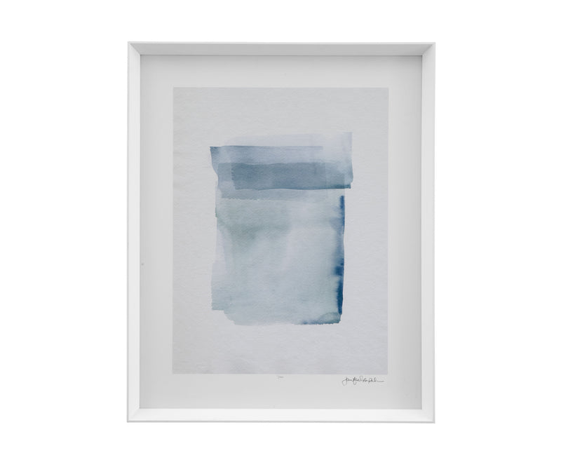 Water Color Lens I Framed Print - White