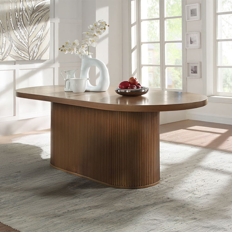 Gamarya - Dining Table - Dark Oak
