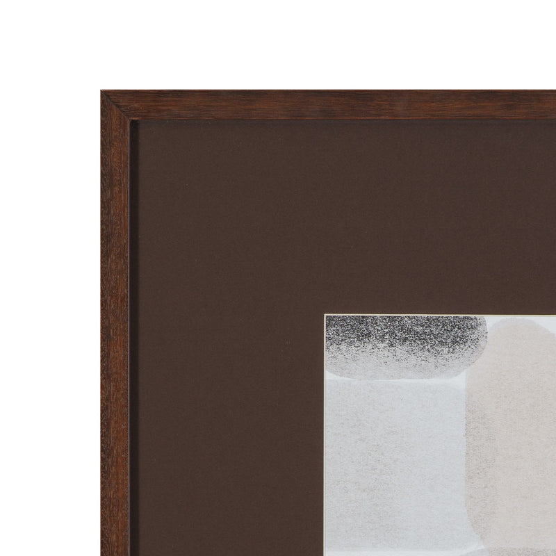 Stone Secrets IV Framed Print - Brown
