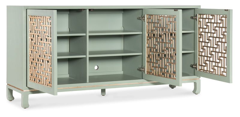 Commerce And Market - Trellis Entertainment Credenza - Light Blue