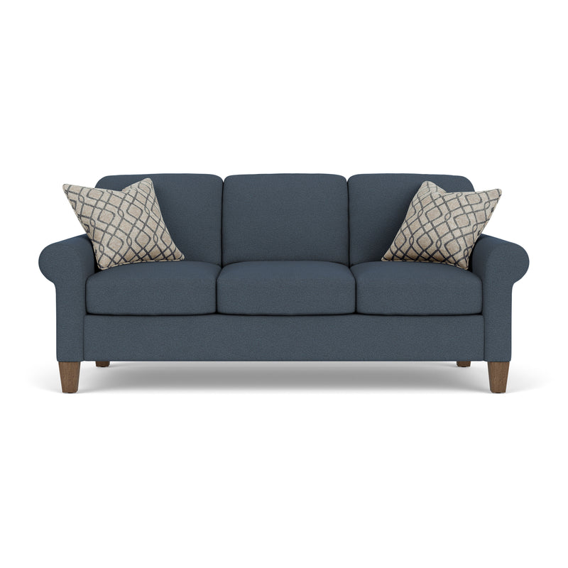Moxy - Fabric Sofa, Curved Sock Arms