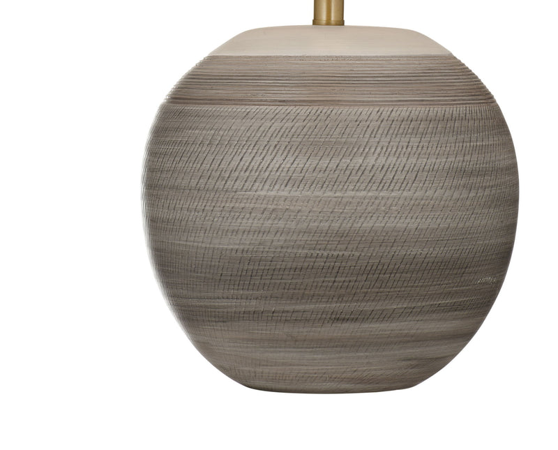 Almaden - Table Lamp - Gray / Beige