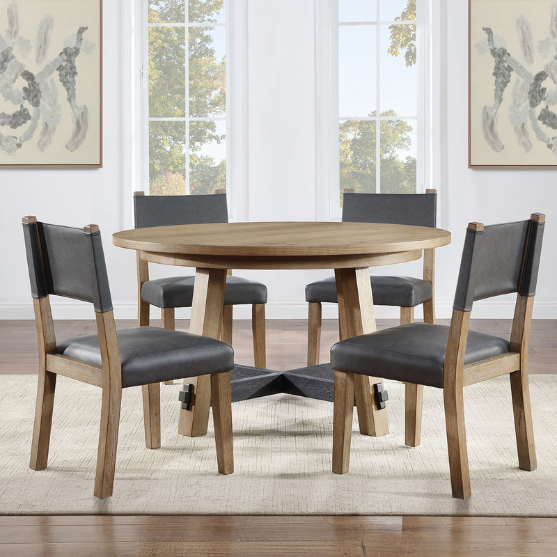 Aubrey - 5 Piece Round Dining Set