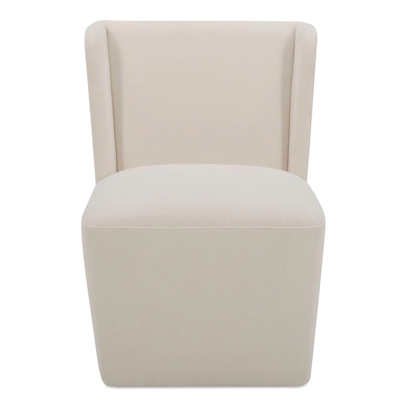 Cormac - Rolling Dining Chair - Cream