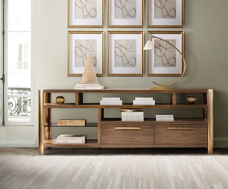 Eleana - Entertainment Console - Medium Wood