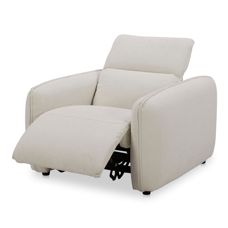 Eli - Power Recliner Chair - Warm White