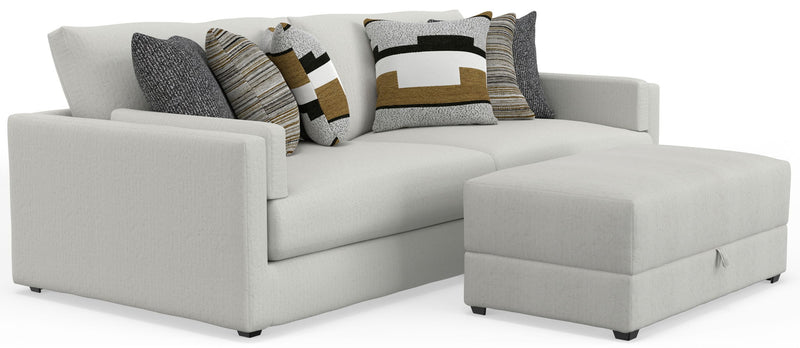 Trevor - Extra Deep Oversized Sofa With Included Storage Cocktail Ottoman