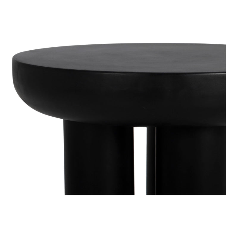 Rocca - Cement Side Table - Black