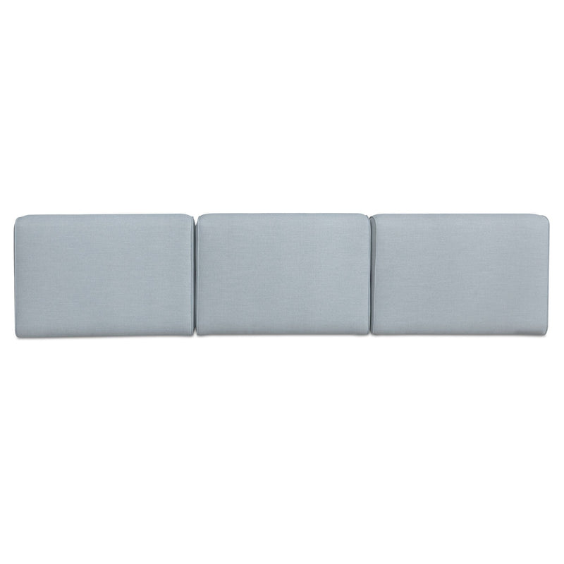 Sunseeker - 3 Piece Outdoor Sofa - Light Blue
