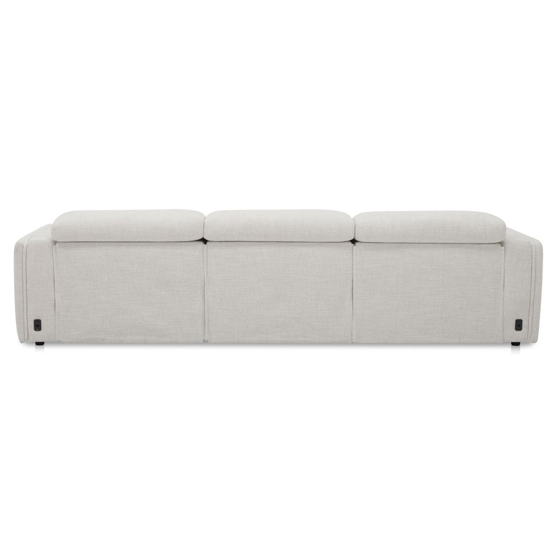 Wilder - Power Recliner Sofa - Flecked Oat / Beige