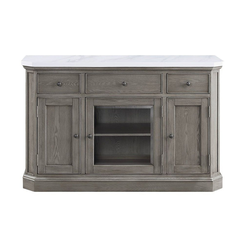 Zumala - Server - Marble Top & Weathered Oak