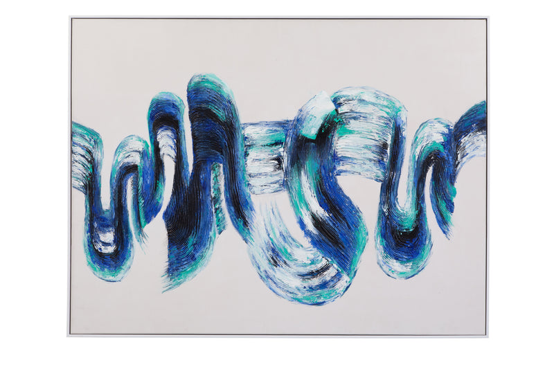 In Motion Canvas Art - White